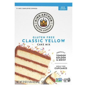 King Arthur Flour Cake Mix Gluten Free Classic Yellow 6/22 OZ [UNFI #1126846] [ebt]