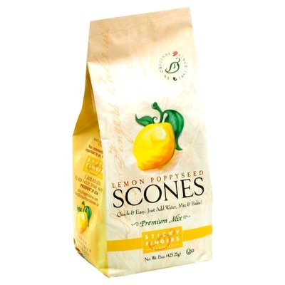 Sticky Fingers Bakeries Scones Lemon Poppyseed 6/16 OZ [UNFI #739409] [ebt]