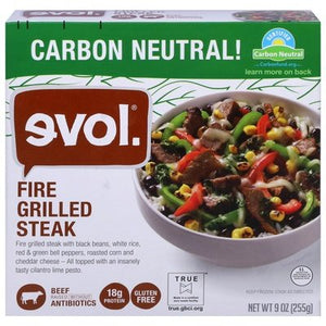 Evol Foods Steak Fire Grilled 8/9 OZ [UNFI #1786607] [ebt]