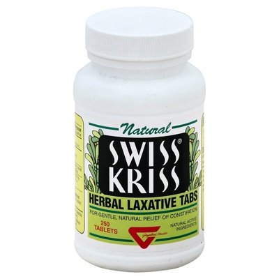 Swiss Kriss Herbal Laxative Tabs 1/250 TAB [UNFI-CARLISLE #746404]