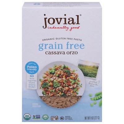 Jovial Cassava Orzo Og1 12/8 OZ [UNFI #2566354] [ebt]