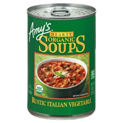 Amys Soups Organic Rustic Italian Vegetable Og2 12/14 OZ [UNFI #574863] [ebt]