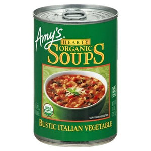 Amys Soups Organic Rustic Italian Vegetable Og2 12/14 OZ [UNFI #574863] [ebt]