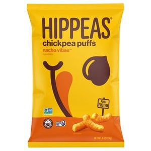 Hippeas Chickpea Puffs Nacho Vibes Flavored 12/4 OZ [UNFI #2946408] [ebt]