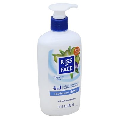 Kiss My Face Moisture Shave Fragrance Free 1/11 OZ [UNFI-CARLISLE #587931] T