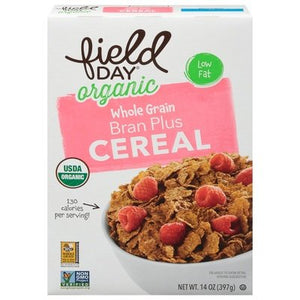 Field Day Cereal Organic Whole Grain Bran Plus Og2 10/14 OZ [UNFI #1630144] [ebt]