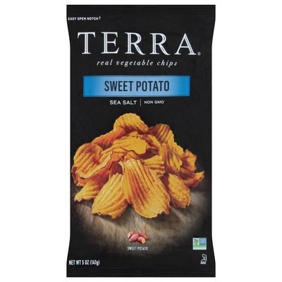 Terra Chips Vegetable Chips Real Sweet Potato Sea Salt 12/5 OZ [UNFI #2940062] [ebt]