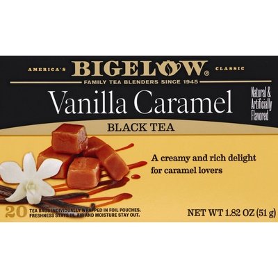 Bigelow Black Tea Vanilla Caramel Bags 6/20 BAG [UNFI #888180] [ebt]