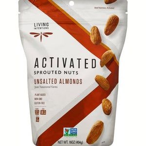 Living Intentions Almonds Unsalted Family Size 4/16 OZ [UNFI #1260710] [ebt]