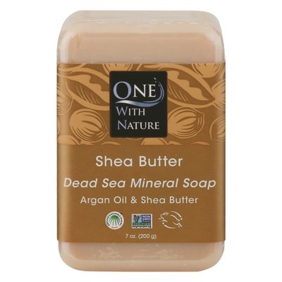 One With Nature Soap Dead Sea Mineral Shea Butter 1/7 OZ [UNFI-CARLISLE #745059] T