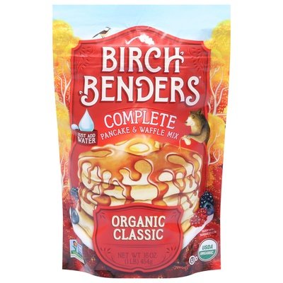 Birch Benders Pancake & Waffle Mix Complete Organic Classic Og2 6/16 OZ [UNFI #1601277] [ebt]
