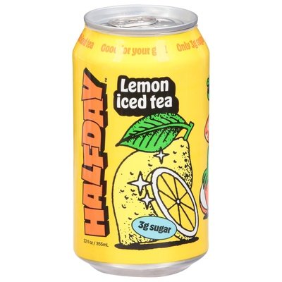 Halfday Iced Tea Lemon 12/12 OZ [UNFI #2712511] [ebt]