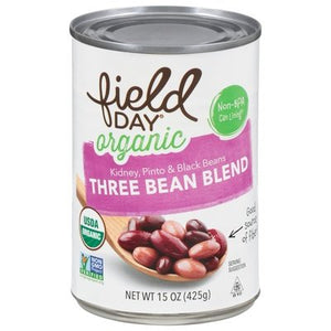 Field Day Three Bean Blend Organic Og2 12/15 OZ [UNFI #2971687] [ebt]