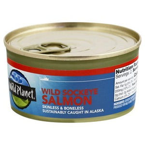 Wild Planet Salmon Wild Sockeye 12/6 OZ [UNFI #188417] [ebt]