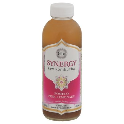 Gts Kombucha Raw Pomelo Pink Lemonade Og3 12/16 OZ [UNFI #3037470] [ebt]