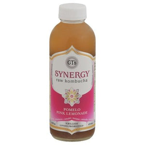 Gts Kombucha Raw Pomelo Pink Lemonade Og3 12/16 OZ [UNFI #3037470] [ebt]