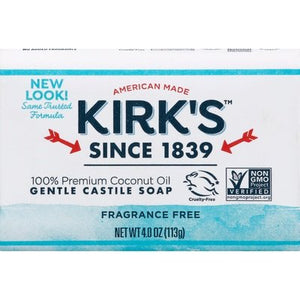 Kirks Castile Soap Fragrance Free 1/4 OZ [UNFI-CARLISLE #565564] T