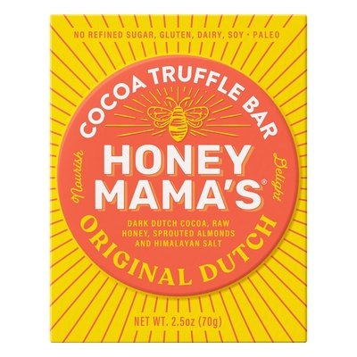 Honey Mamas Cocoa Truffle Bar Original Dutch 12/2.5 OZ [UNFI #2110591] [ebt]
