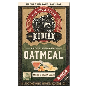Kodiak Cakes Oatmeal Maple & Brown Sugar Protein-Packed 6/6/1.76OZ [UNFI #2591345] [ebt]