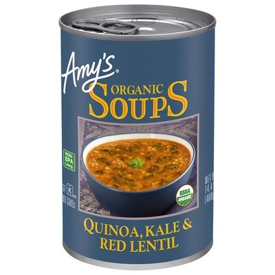 Amys Soup Organic Quinoa Kale & Red Lentil Og2 12/14.4 OZ [UNFI #1722057] [ebt]