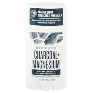 Schmidts Deodorant Charcoal + Magnesium 1/2.65 OZ [UNFI-CARLISLE #2395499] T