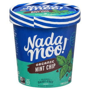 Nada Moo! Frozen Dessert Organic Mint Chip Og2 8/PINT [UNFI #897041] [ebt]