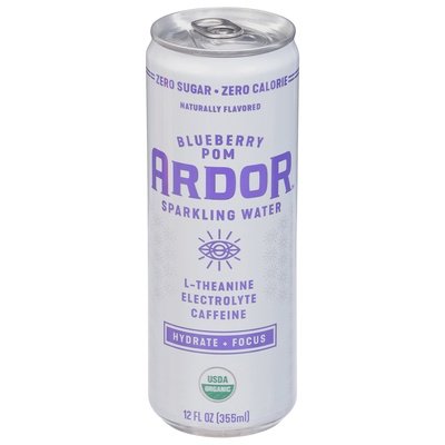 Ardor Sparkling Water Sparkling Water Blueberry Pom Og2 12/12 OZ [UNFI #2759538] [ebt]
