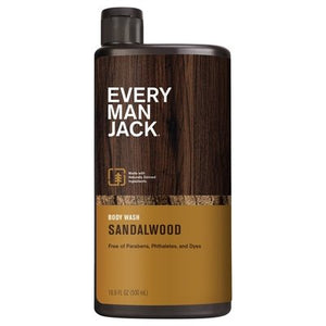 Every Man Jack Body Wash Sandalwood 1/16.9 OZ [UNFI-CARLISLE #1854488] T