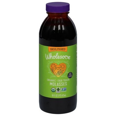 Wholesome Molasses Organic Unsulphured Og2 12/16 OZ [UNFI #452052] [ebt]