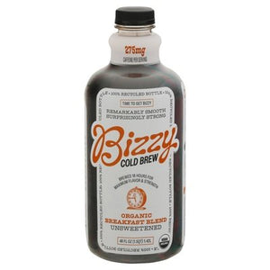 Bizzy Coffee Coffee Organic Unsweetened Breakfast Blend Cold Brew Og2 6/48 OZ [UNFI #2662963] [ebt] T