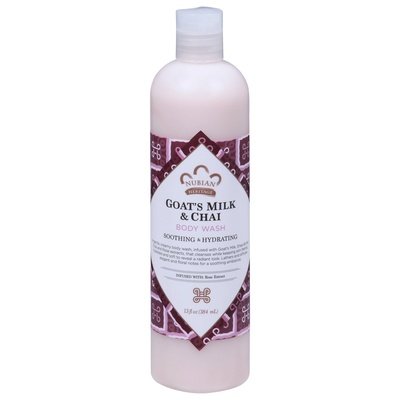 Nubian Heritage Body Wash Goats Milk & Chai Soothing & Hydrating 1/13 OZ [UNFI-CARLISLE #566984] T