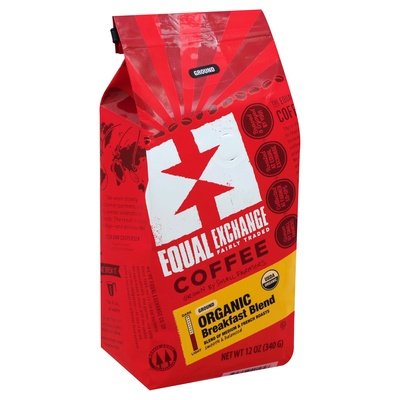 Equal Exchange Coffee Organic Ground Breakfast Blend Og1 6/12 OZ [UNFI #303271] [ebt]