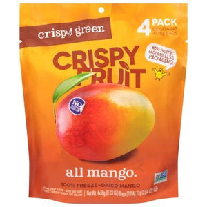 Crispy Green Crispy Fruit All Mango 4 Pack 8/2.54 OZ [UNFI #2857696] [ebt]