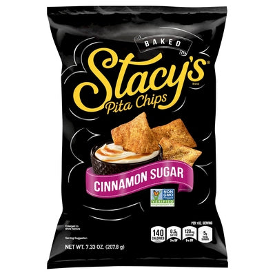 Stacys Pita Chips Cinnamon Sugar Baked 12/7.33 oz [UNFI #1739663 ] [ebt]