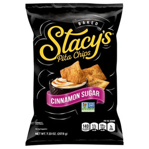 Stacys Pita Chips Cinnamon Sugar Baked 12/7.33 oz [UNFI #1739663 ] [ebt]