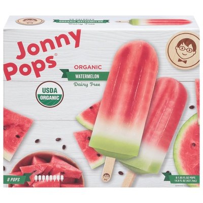 Jonnypops Pops Organic Watermelon Og2 6/14.8 OZ [UNFI #2679280] [ebt]