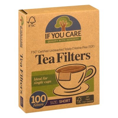 If You Care Tea Filters Short 18/100 CT [UNFI #1598747] T