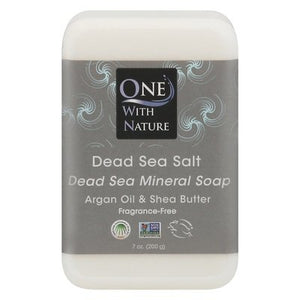 One With Nature Soap Dead Sea Salt Dead Sea Mineral 1/7 OZ [UNFI-CARLISLE #650259] T