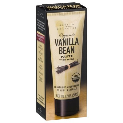 Taylor & Colledge Vanilla Bean Paste With Seeds Organic Og2 8/1.7 OZ [UNFI #1774017] [ebt]