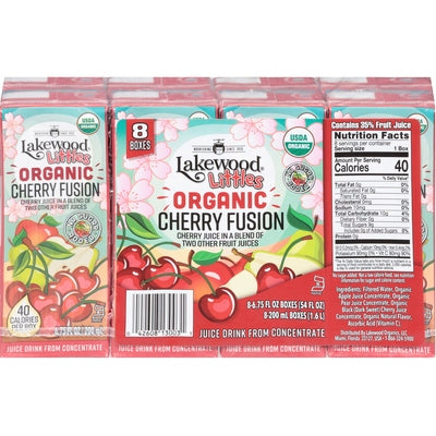 Lakewood Juice Drink From Concentrate Cherry Fusion Organic Og2 4/8/6.75 Z [UNFI #3075868 ] [ebt]