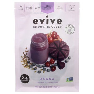 Evive Smoothie Cubes Asana Og2 8/10.58 OZ [UNFI #2707776] [ebt]
