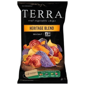 Terra Chips Vegetable Chips Real Heritage Blend Sea Salt 12/5 OZ [UNFI #1609676] [ebt]