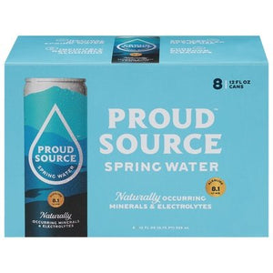 Proud Source Spring Water 3/8/12 OZ [UNFI #2832392] [ebt]