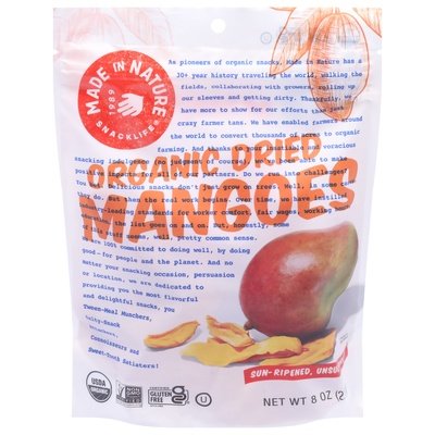 Made In Nature Mangoes Organic Dried Og2 6/8 OZ [UNFI #1753979] [ebt]