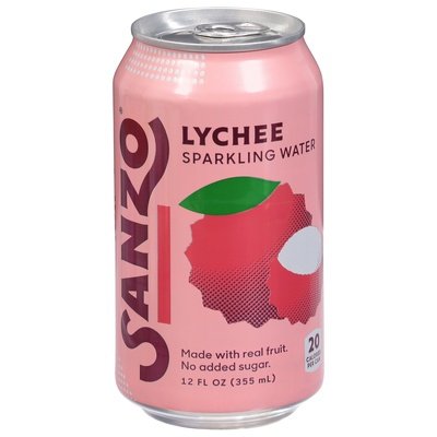 Sanzo Sparkling Water Lychee 12/12 OZ [UNFI #2708048] [ebt]