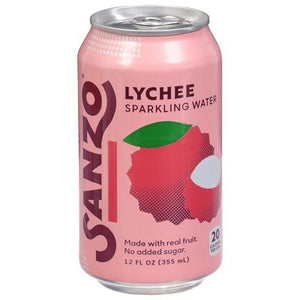Sanzo Sparkling Water Lychee 12/12 OZ [UNFI #2708048] [ebt]