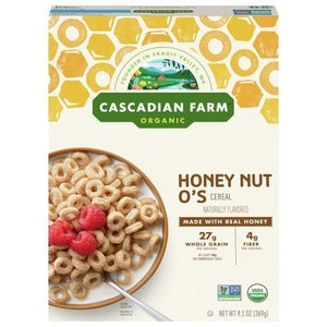 Cascadian Farm Cereal Organic Honey Nut Os Og2 12/9.5 OZ [UNFI #1236140] [ebt]