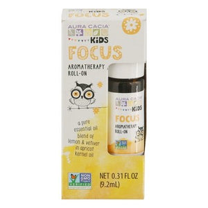 Aura Cacia Aromatherapy Roll-On Focus Kids 1/.31 OZ [UNFI-CARLISLE #2741346] T
