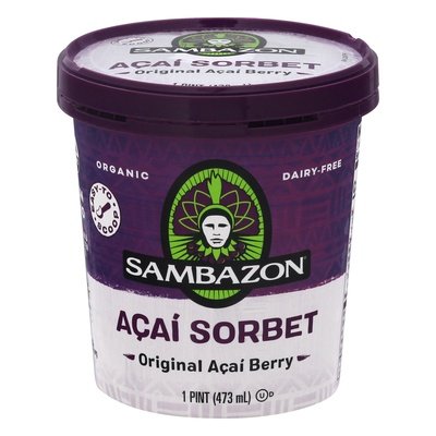 Sambazon Sorbet Original Acai Berry Og2 8/PINT [UNFI #808550] [ebt]