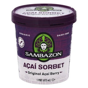 Sambazon Sorbet Original Acai Berry Og2 8/PINT [UNFI #808550] [ebt]